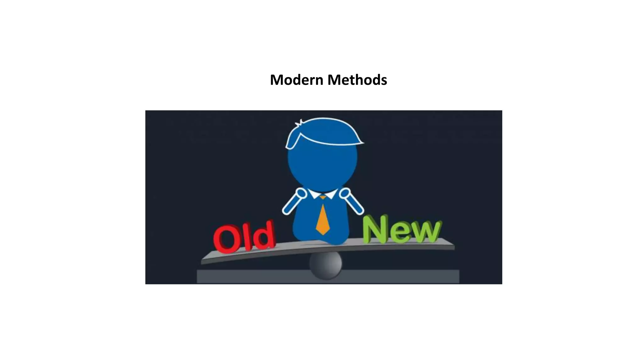 Modern Methods
 