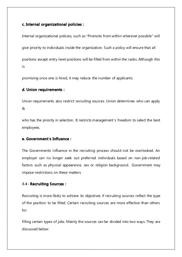 Importance of recruitment pdf image