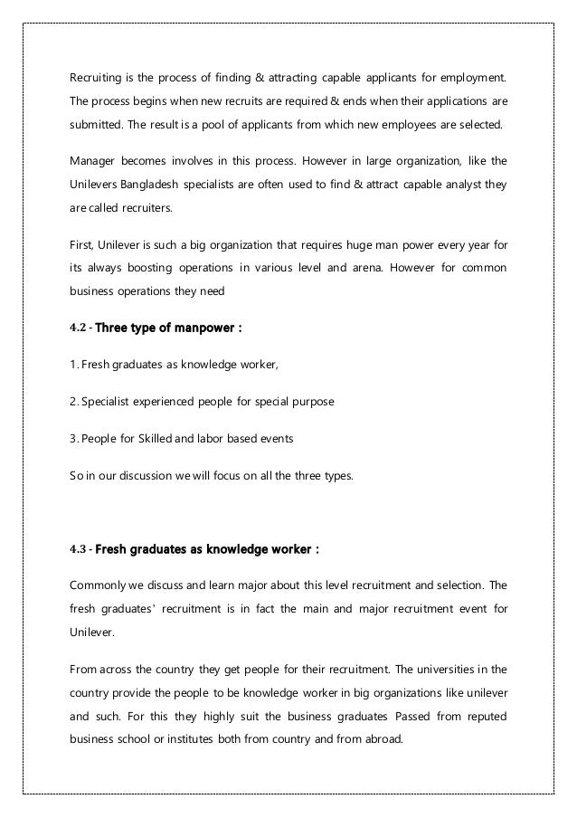 Five steps of the recruitment process image