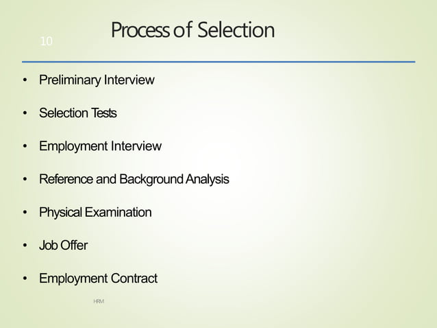 HRP and recruitment and selection process | PPTX | Human Resources ...