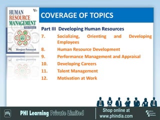 HUMAN RESOURCE MANAGEMENT - PHI Learning | PPT