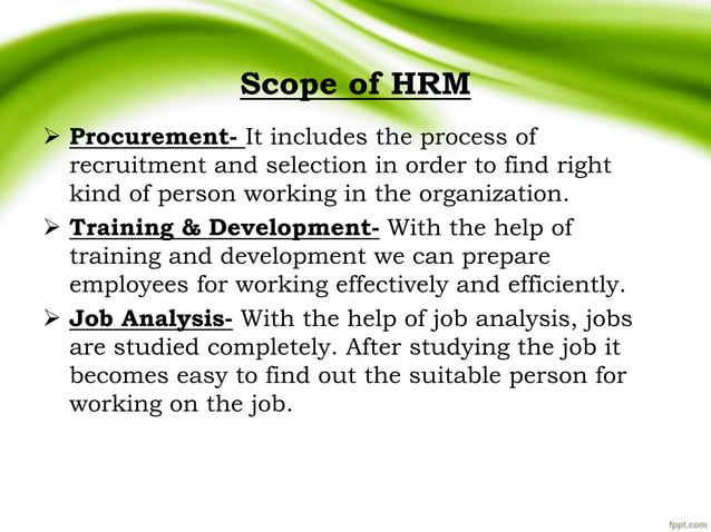 Human Resource Management || BBA notes | PPTX | Human Resources | Business
