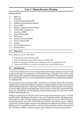 Human Resources Management Notes | PDF