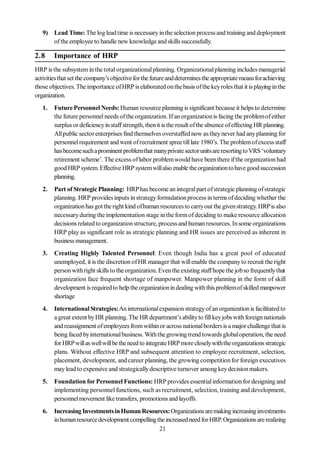 Human Resources Management Notes | PDF