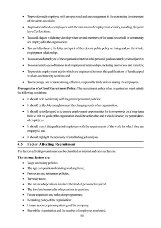 Human Resources Management Notes | PDF