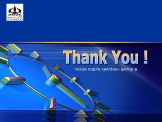 LOGO
YAYUK PUSPA KARTIKA– BATCH 6
 