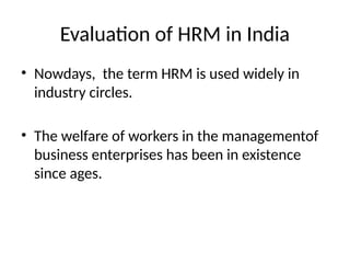 Hrm Inro HRM-INTRO-UNIT-1.pptx asics in hr for managment | PPTX
