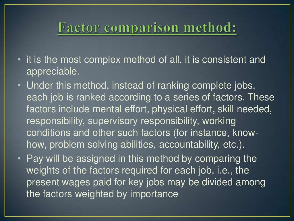 Hrm Job Evaluation