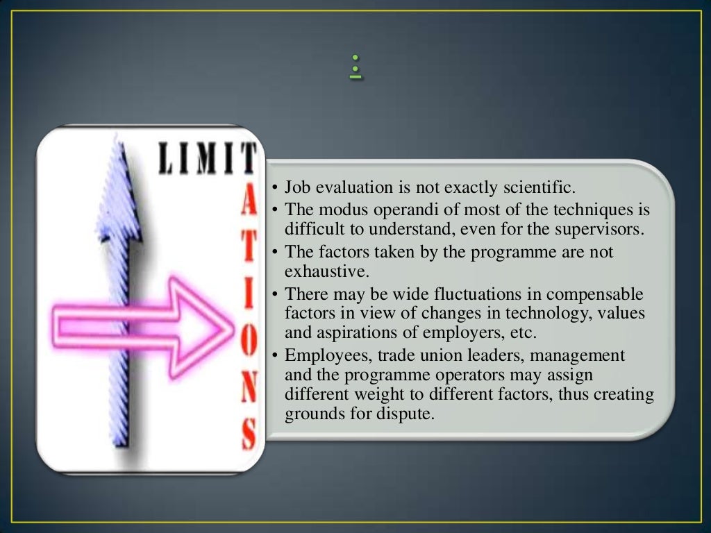 Hrm Job Evaluation