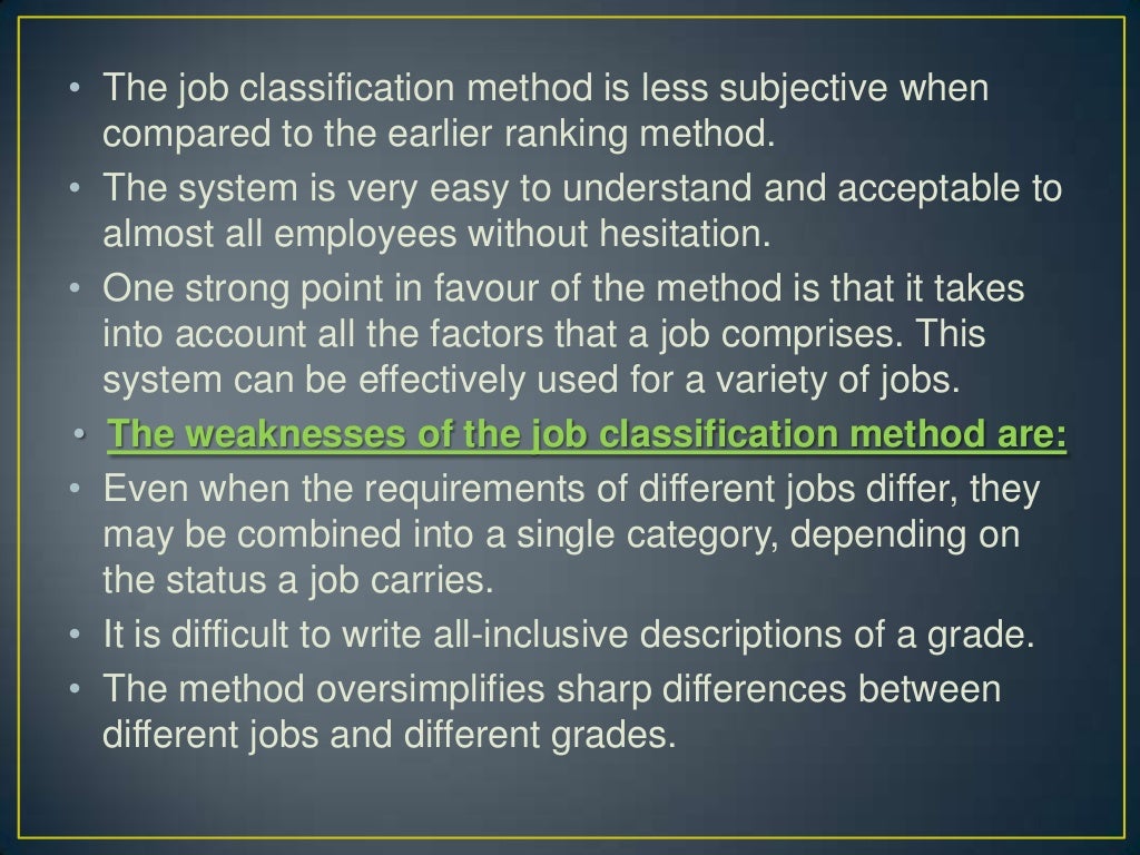 Hrm Job Evaluation