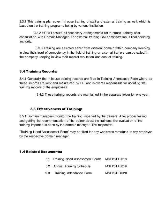 view image training assessment form