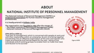 203 - Human Resource Management [Unit 1: Introduction] [BBA II ...