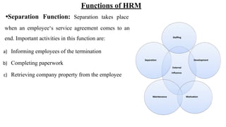 HRM meaning human resources management characteristics | PDF