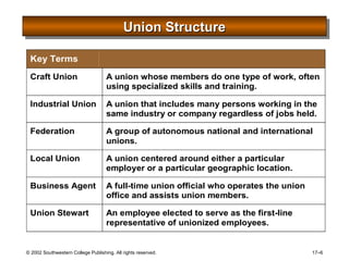 Union Structure 