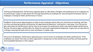 Performance Appraisal - Importance and Objectives | PPT