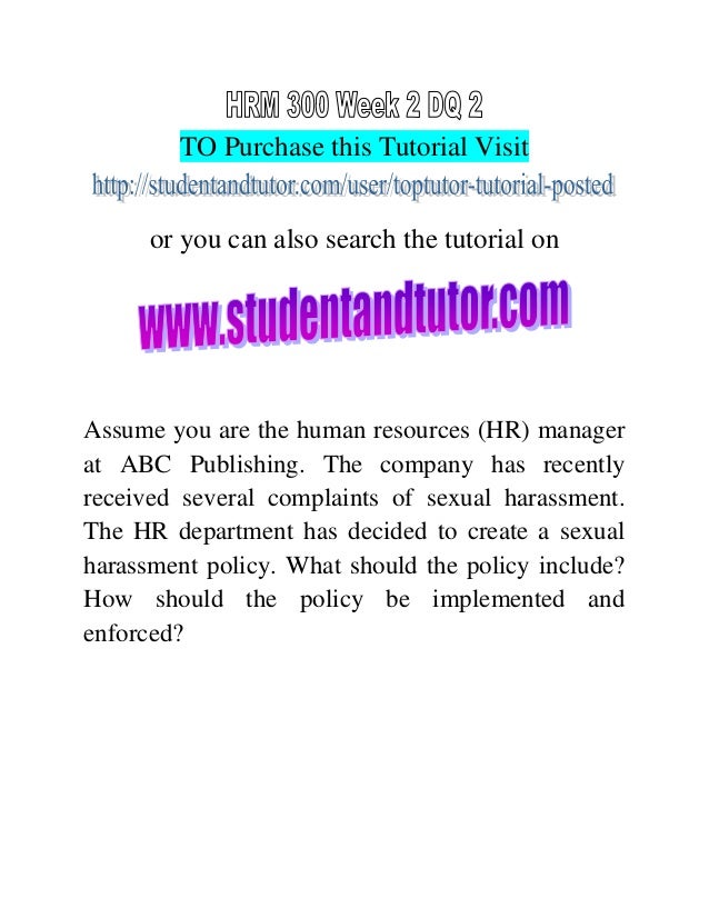 hrm 300 week 2 dq 2 For more classes visit wwwhrm300papercom decenzo and robbins (2007) in chapter 11 discuss three classifications of rewards they are intrinsic. hrm 300 week 2 dq 2 For more classes visit wwwhrm300papercom decenzo and robbins (2007) in chapter 11 discuss three classifications of rewards they are intrinsic.
