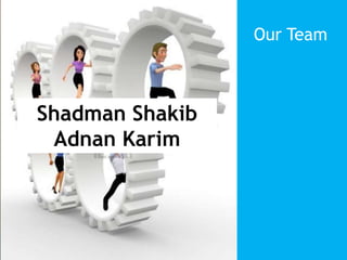 Our Team
Shadman Shakib
Adnan Karim
 