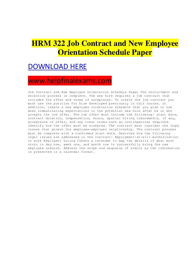 Employee orientation essay 07 picture