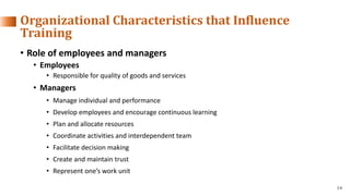 2-8
• Role of employees and managers
• Employees
• Responsible for quality of goods and services
• Managers
• Manage indiv...