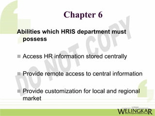 Human Resource Information System (HRIS) – Designing an HRIS Department ...