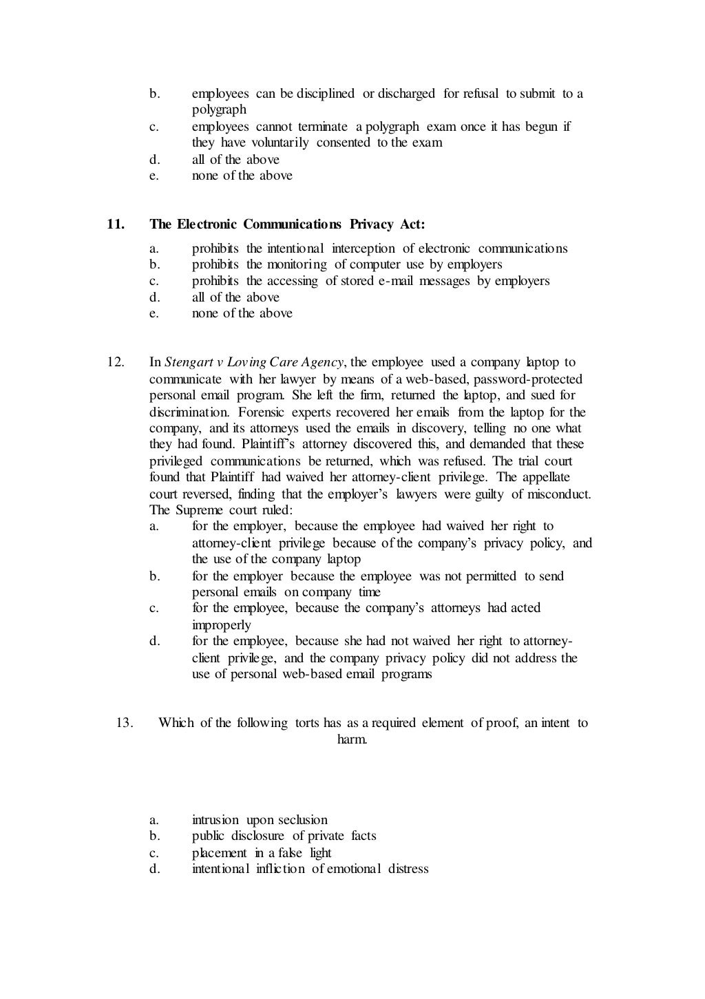 Leg 500 week 11 final exam essay example 06 picture