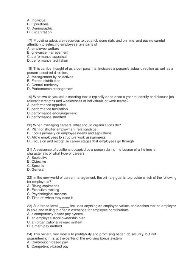 Hrm 531 final exam mcqs essay picture