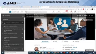 bschool.cms.ac.in
Introduction to Employee Relations
 