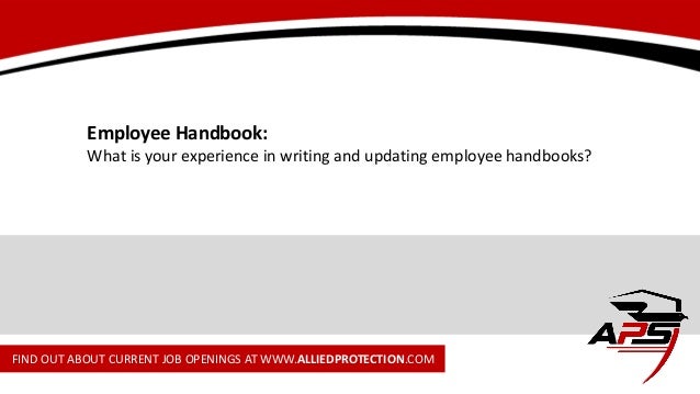 Handbook Of Sample Interview Questions And Tests