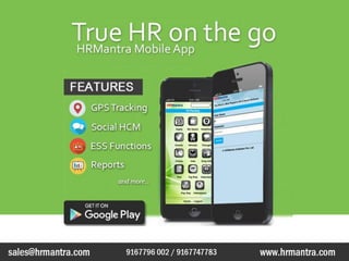 HR On Mobile : HRMantra mobile