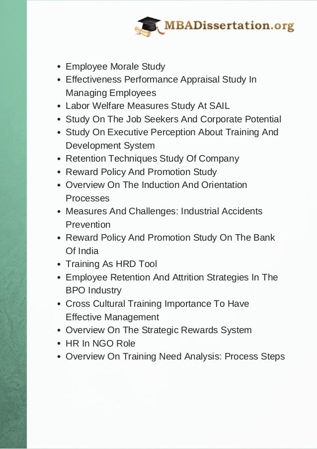 research topics for hr