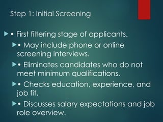 Comprehensive Guide to the Employee Selection Process in HR Management ...