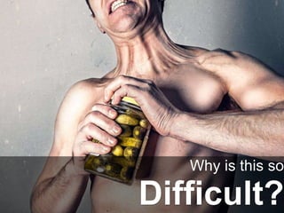 Difficult?
Why is this so
 