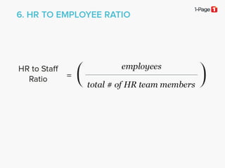 Understanding Workforce HR Metrics & Analytics