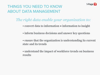 Understanding Workforce HR Metrics & Analytics