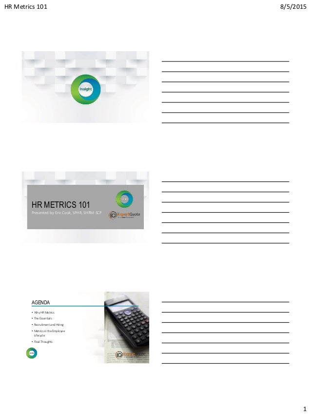 Hr metrics slides