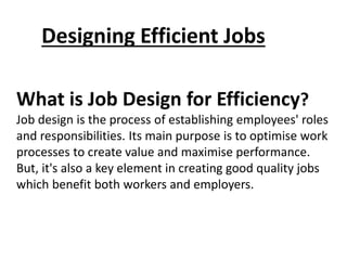 HRMGT-REPORTCHAPTER4. Analyzing work and job designingpptx | PPTX