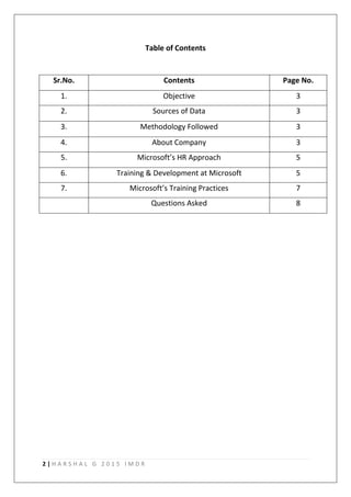 Microsoft's Training & Development | PDF