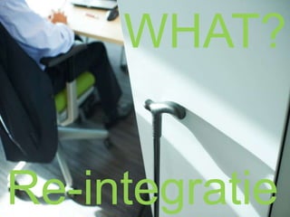 WHAT?
Re-integratie
 