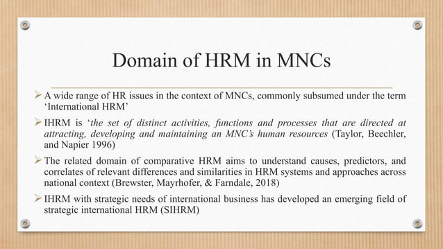 human-resource-management-issues-in-multi-national-companies