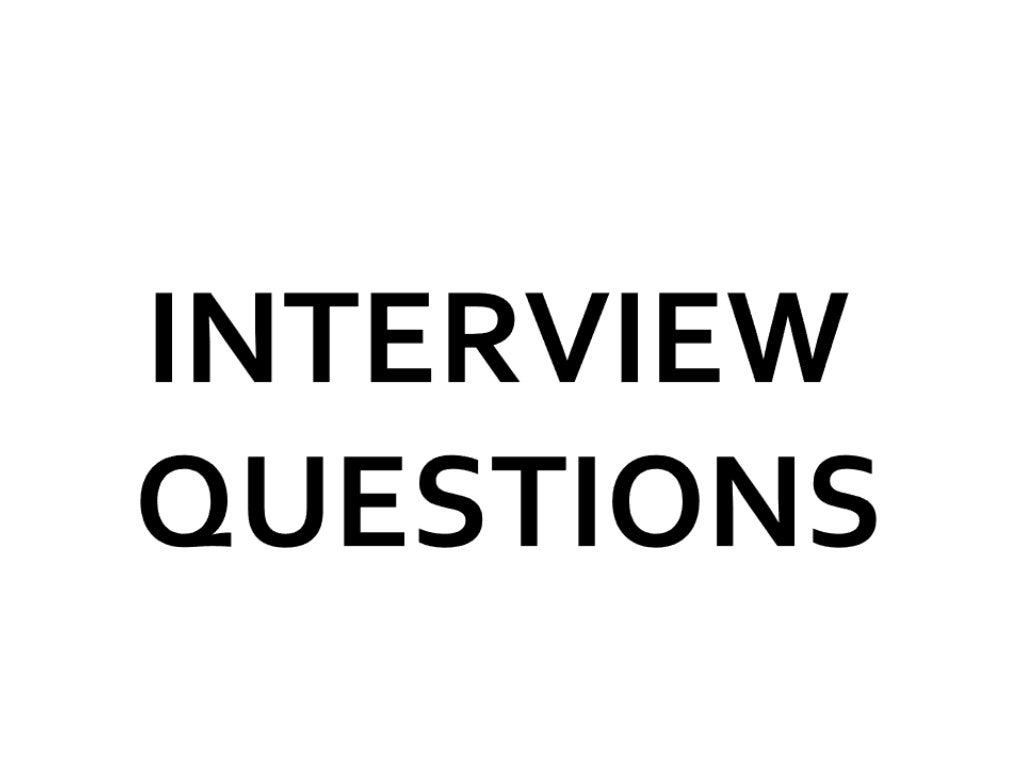 Interview Questions Human Resource Management