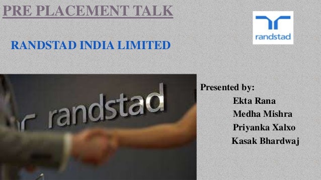 Randstad Pre Placement Talk