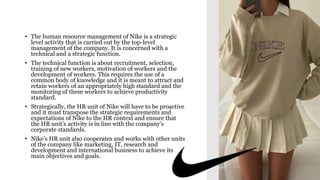 voz Adelante Con qué frecuencia Human Resource Management of Nike