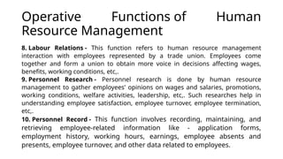 Human Resource Management an Introduction | PPTX