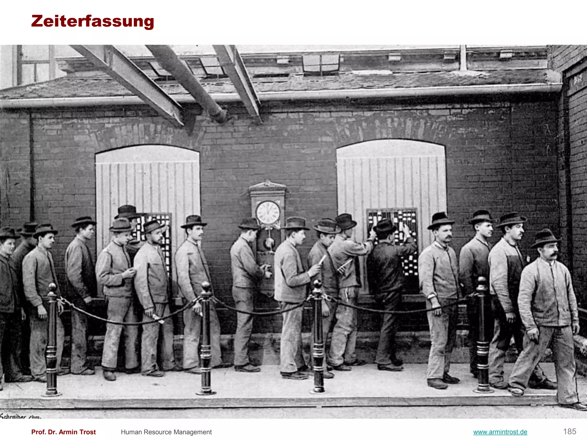 Zeiterfassung




Prof. Dr. Armin Trost   Human Resource Management   www.armintrost.de   185
 