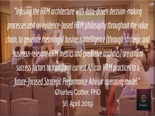 How Human Resources Management (HRM) powers the Intelligent Enterprise 