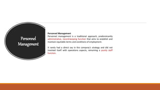Personnel
Management
 