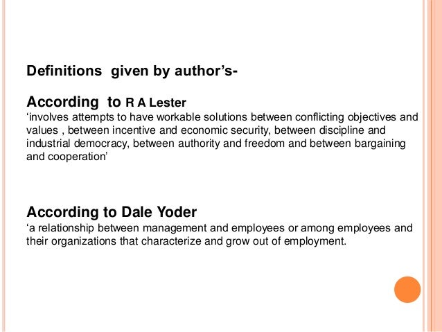managing labor relations collective security definition