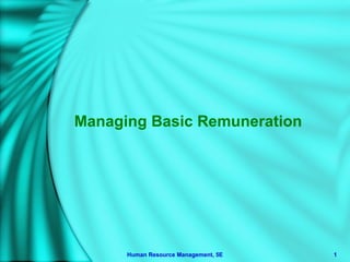 Managing Basic Remuneration Human Resource Management, 5E 