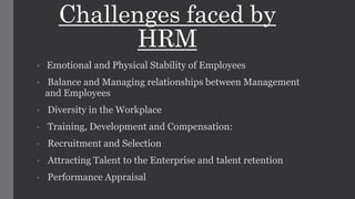 Human Resources Management (HRM)