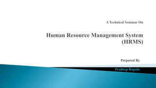 Human Resource Management System | PPT